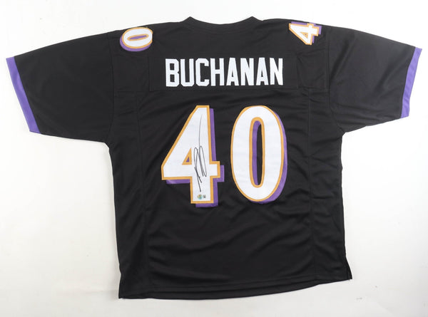 Teddye Buchanan Signed Baltimore Ravens Jersey (Beckett) Ex-Cal Golden Bears L.B