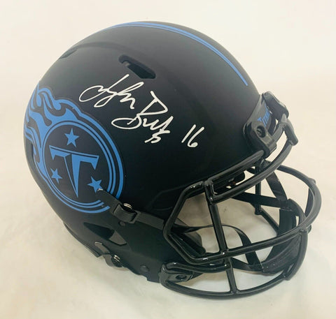 TREYLON BURKS SIGNED TENNESSEE TITANS ECLIPSE SPEED AUTHENTIC HELMET BECKETT COA