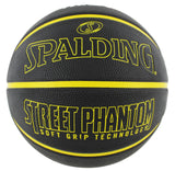 Lakers Magic Johnson Signed in Silver Spalding Black Basketball w/ case BAS W