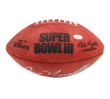 Joe Namath Signed New York Jets Wilson The Duke Super Bowl III NFL Football