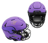 Justin Jefferson Signed Minnesota Vikings Speed Flex Authentic Rave NFL Helmet
