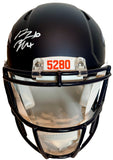 Bo Nix Denver Broncos Autographed Navy NFL Pro Helmet Beckett COA