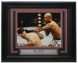 BJ Penn Signed Framed 8x10 UFC Photo BAS