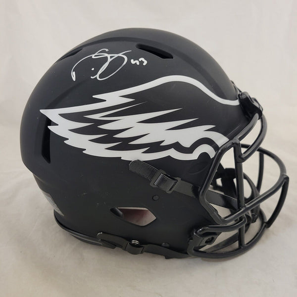 DARREN SPROLES SIGNED EAGLES F/S ECLIPSE SPEED AUTHENTIC HELMET BECKETT QR