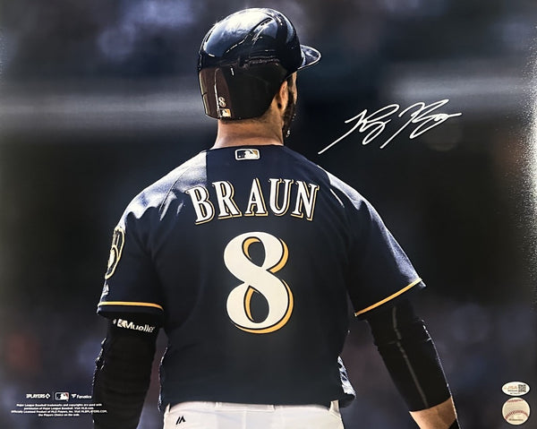 Milw Brewers All Star Outfielder RYAN BRAUN Signed 16x20 Photo #7 AUTO - JSA