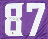 T. J. Hockenson Signed Minnesota Vikings Jersey (Beckett) 2019 1st Rnd Pck/ Iowa