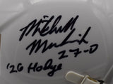 Mitchell Mesenbrink Penn State Wrestler Signed/Inscribed Mini Helmet JSA 208371