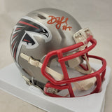 DRAKE LONDON SIGNED ATLANTA FALCONS FLASH SPEED MINI HELMET BECKETT