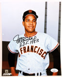 Juan Marichal Autographed 8x10 Photograph Inscribed "HOF 1983" (JSA COA)