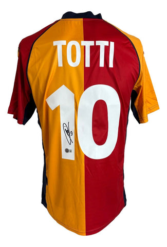 Francesco Totti Signed AS Roma Kappa Soccer Jersey BAS