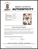 Johnny Unitas Autographed Framed 16x20 Photo Baltimore Colts Beckett #AC56689