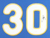 Stephen Curry Signed Golden State Warriors 36" x 44" Framed Jersey (JSA) 4xChamp