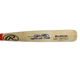 Gary Sheffield Signed New York Yankees Rawlings Big Stick Blonde MLB Bat - Insc