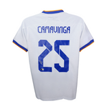 Eduardo Camavinga Signed Real Madrid FC Soccer Jersey #25 with Beckett Witness
