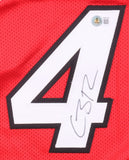 Caron Butler Signed Miami Heat Jersey (Beckett) #10 Overall Pk 2002 Draft/ Guard