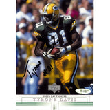 Tyrone Davis Autographed Green Bay Packers 5x7 Photo Upper Deck Authentic 55135