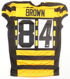 Antonio Brown Signed Pittsburgh Steelers Pro Cut Bumble Bee T/B Jersey (Beckett)