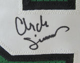 Clyde Simmons Eagles Autographed/Signed Custom Football Jersey Beckett 208845