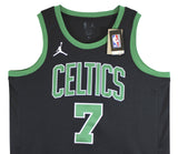 Celtics Jaylen Brown Signed Black Nike Jordan Brand Statement Ed Jersey BAS Wit