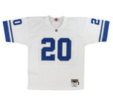 Barry Sanders Signed Detroit Lions Mitchell & Ness 1996 White NFL Jersey