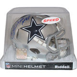 Larry Brown Signed Dallas Cowboys Mini Helmet Insc. Beckett 42830