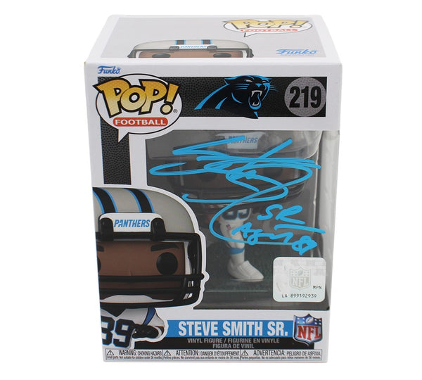 Steve Smith Sr. Signed Carolina Panthers Steve Smith Sr. #219 Funko Pop - Agt 89