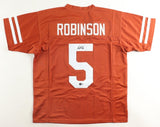 Bijan Robinson Signed Texas Longhorns Jersey (Beckett) Atlanta Falcons R.B.