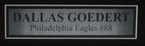Dallas Goedert Signed Football Jersey Philadelphia Eagles Framed Fanatics 194639