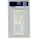 Howie Long Autographed Oakland Raiders NFL Debut PSA 5 Ticket Slab PSA 49675