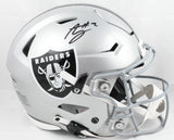 Ashton Jeanty Autographed Las Vegas Raiders F/S Speed Flex Helmet-Beckett W Holo
