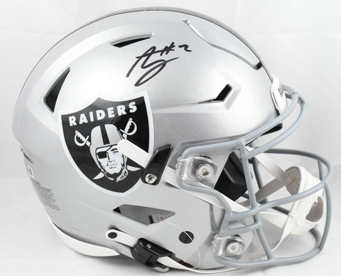 Ashton Jeanty Autographed Las Vegas Raiders F/S Speed Flex Helmet-Beckett W Holo