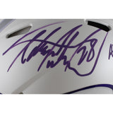 Adrian Peterson Signed Minnesota Vikings Pro 24 Alt Helmet All Day Beckett 50170