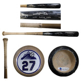Trevor Story Signed Colorado Rockies Game Used '20 Old Hickory Bat Beckett 57825