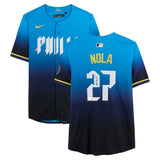 Aaron Nola Autographed Philadelphia Phillies Nike Limited Jersey Fanatics