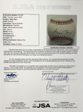 Willie Mays San Francisco Giants Signed Official NL Baseball JSA ZZ66708
