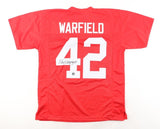 Paul Warfield Signed Ohio State Buckeyes Jersey (Playball Ink) 1964 NFL Champion