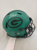 JORDAN LOVE SIGNED GREEN BAY PACKERS F/S RAVE SPEED AUTHENTIC HELMET BECKETT QR