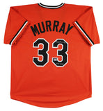 Eddie Murray "HOF 03" Authentic Signed Orange Pro Style Jersey BAS Witnessed