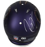 Ray Lewis Autographed Ravens 2024 Alternate Authentic Speed Helmet Beckett