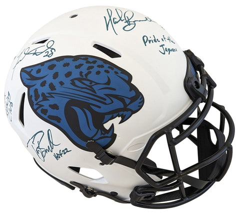 Jaguars (3) Taylor, Brunell & Boselli Signed Lunar F/S Speed Proline Helmet BAS