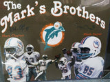 Marks Brothers / Mark Clayton & Mark Duper Signed Miami Dolphin Jersey (JSA COA)