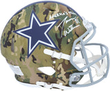 Jason Witten Dallas Cowboys Signed Camo Authentic Helmet & "America's Team" Insc