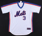 Rafael Santana Signed Mets Jersey Inscribed "1986 WS Champs" (Diamond Legends)
