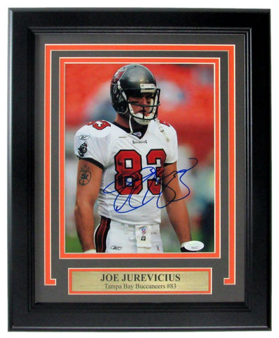 Joe Jurevicius Tampa Bay Buccaneers Signed/Auto 8x10 Photo Framed JSA 163341