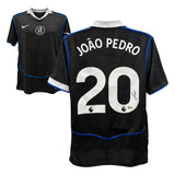 Joao Pedro Signed Chelsea Away Soccer Jersey #20 with Beckett COA
