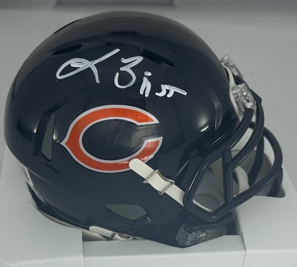 Bears Linebacker LANCE BRIGGS Signed Riddell Speed Mini Helmet AUTO - BAS