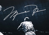 Michael Jordan Autographed Framed 18x36 Photo Bulls Dunk Contest /123 UDA