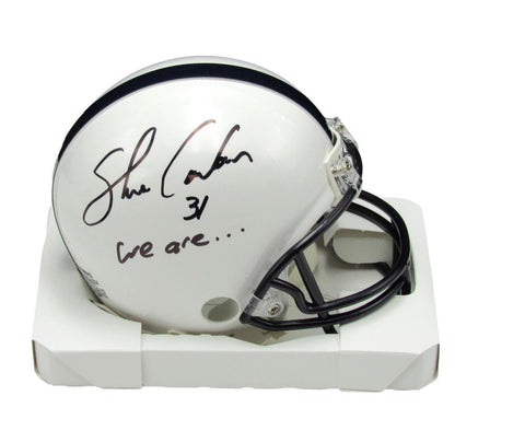 Shane Conlan Autographed White Mini Speed Football Helmet Penn State JSA