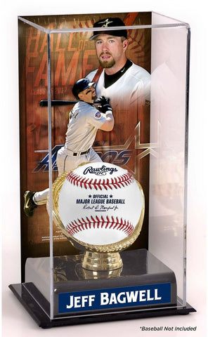 Jeff Bagwell Houston Astros Hall of Fame Sublimated Display Case with Image