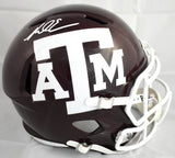 Mike Evans Autographed Texas A&M F/S Speed Helmet - Beckett W Holo